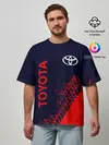 Мужская футболка оверсайз / TOYOTA / ТОЙОТА