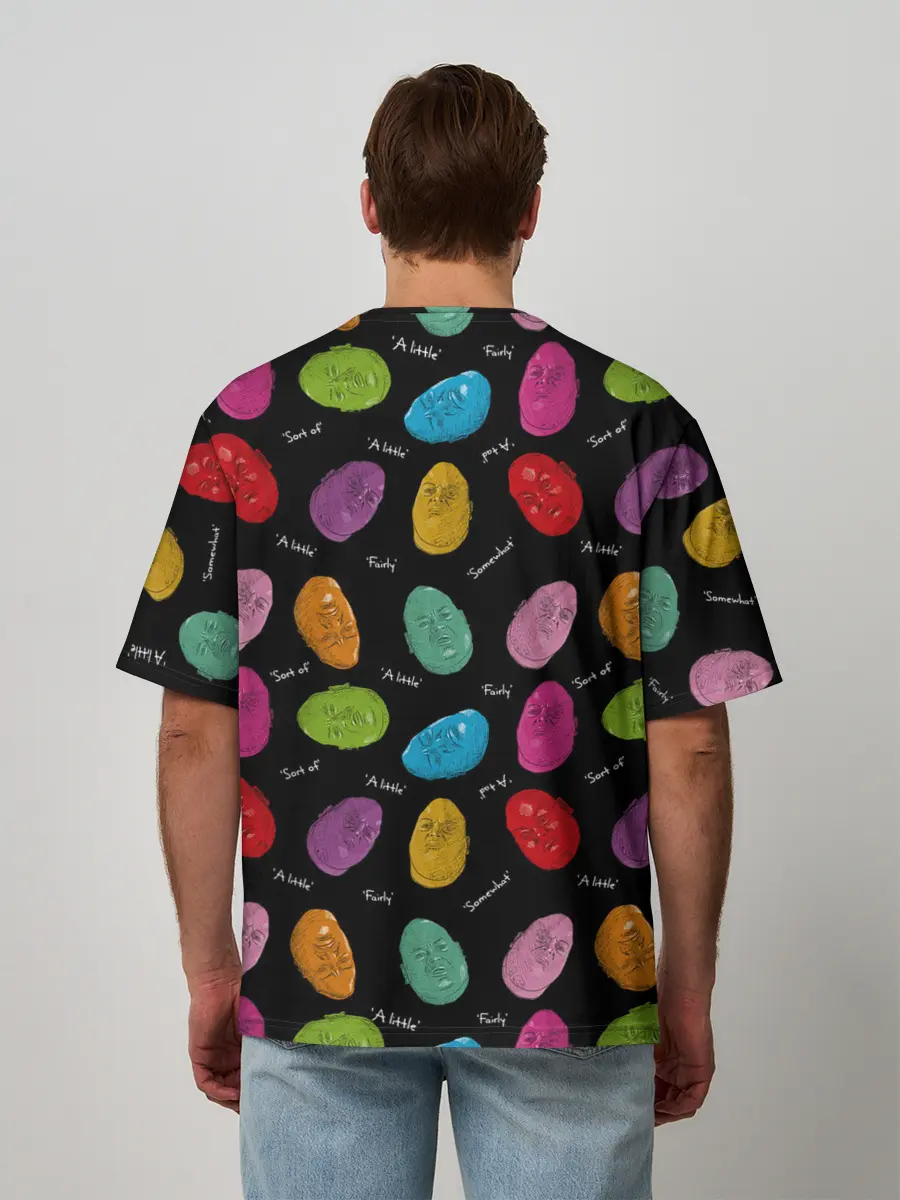 Мужская футболка оверсайз / Хьюэлл Бабино