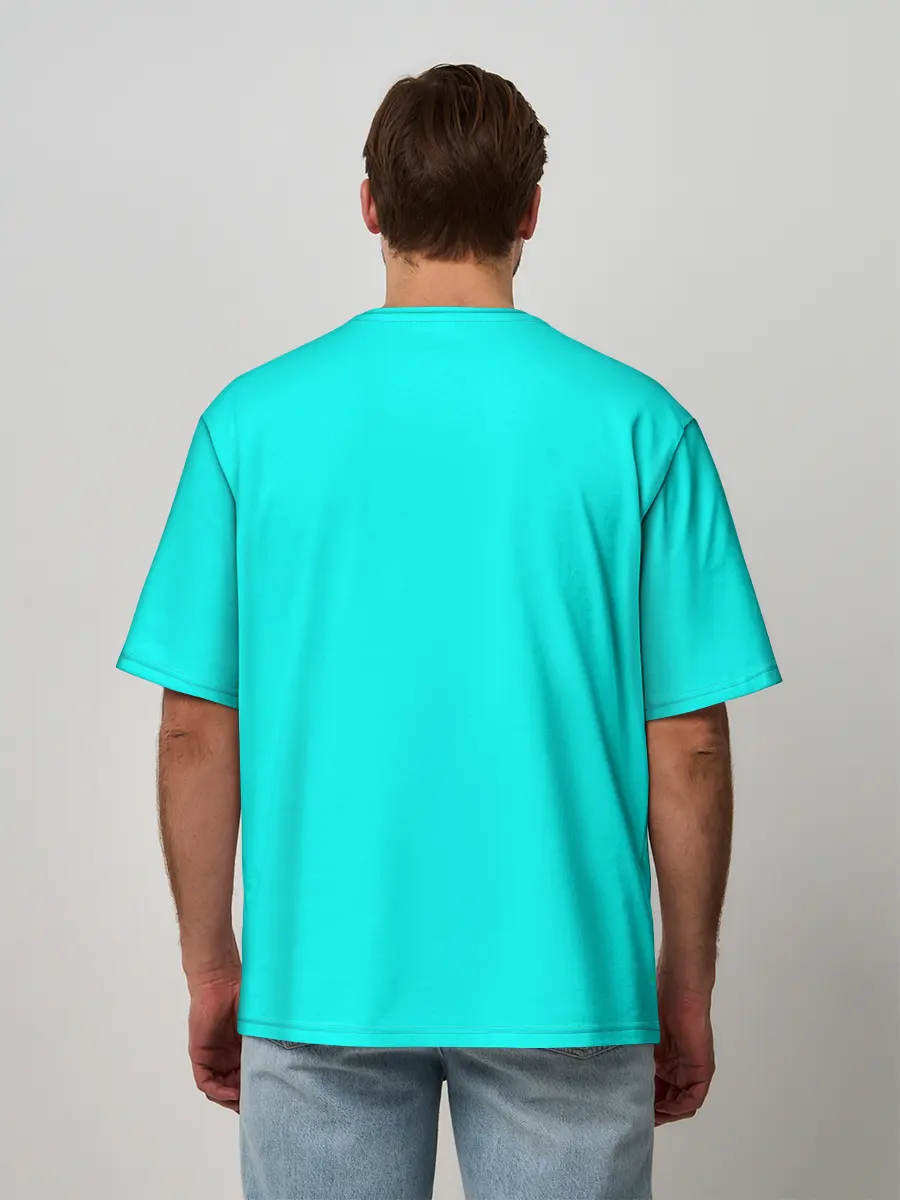 Мужская футболка оверсайз / Anime girl