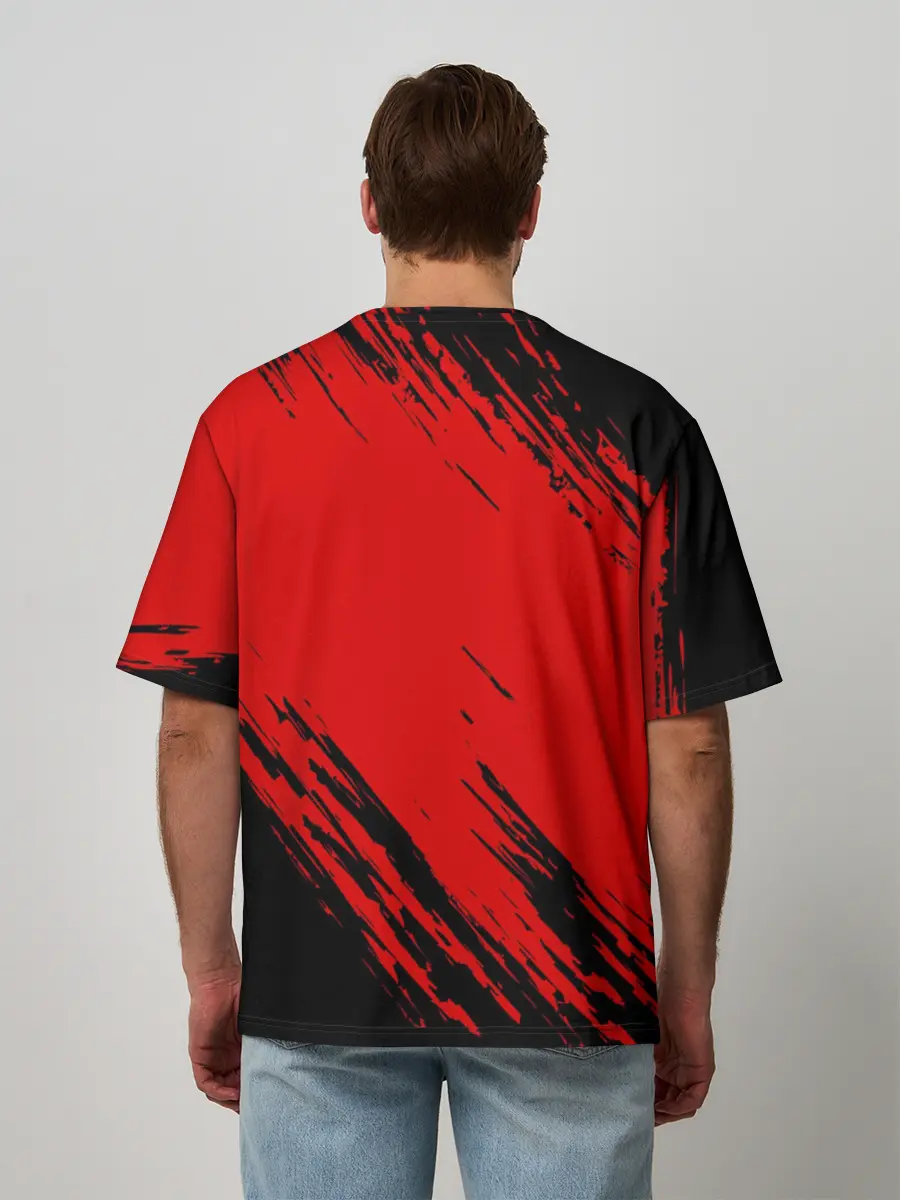 Мужская футболка оверсайз / RAINBOW SIX SIEGE OUTBREAK