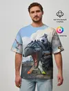 Мужская футболка оверсайз / Ark Survival Evolved