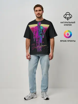 Мужская футболка оверсайз / Киану Ривз | John Wick