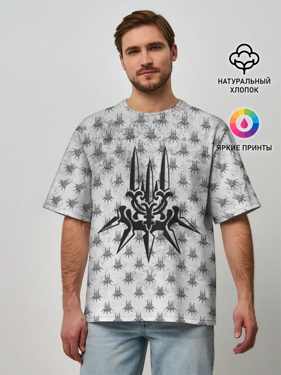 Мужская футболка оверсайз / Nier Automata | Герб