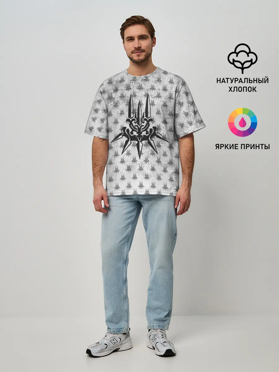 Мужская футболка оверсайз / Nier Automata | Герб