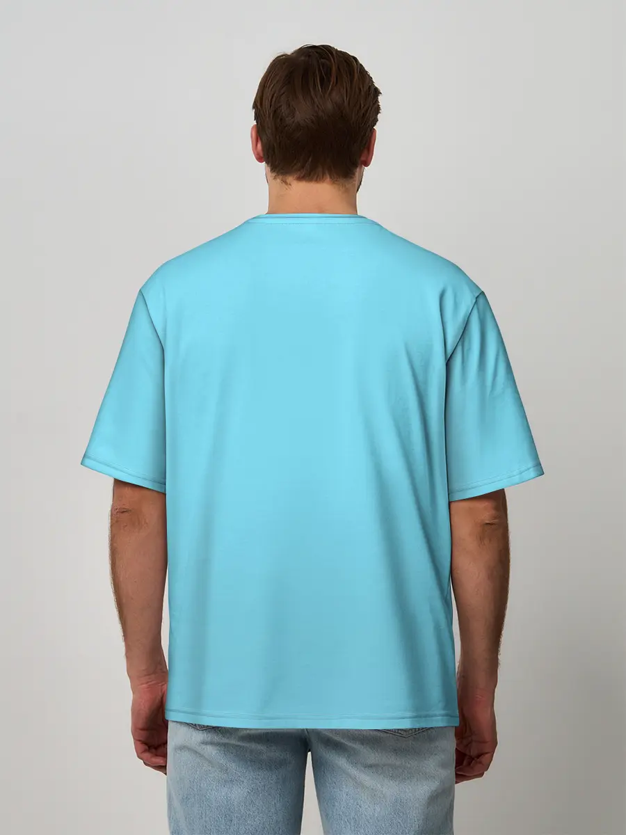 Мужская футболка оверсайз / Супер - Папа