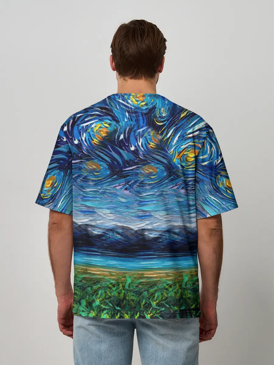 Мужская футболка оверсайз / Кокер-спаниель