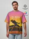 Мужская футболка оверсайз / Queen | Freddie Mercury