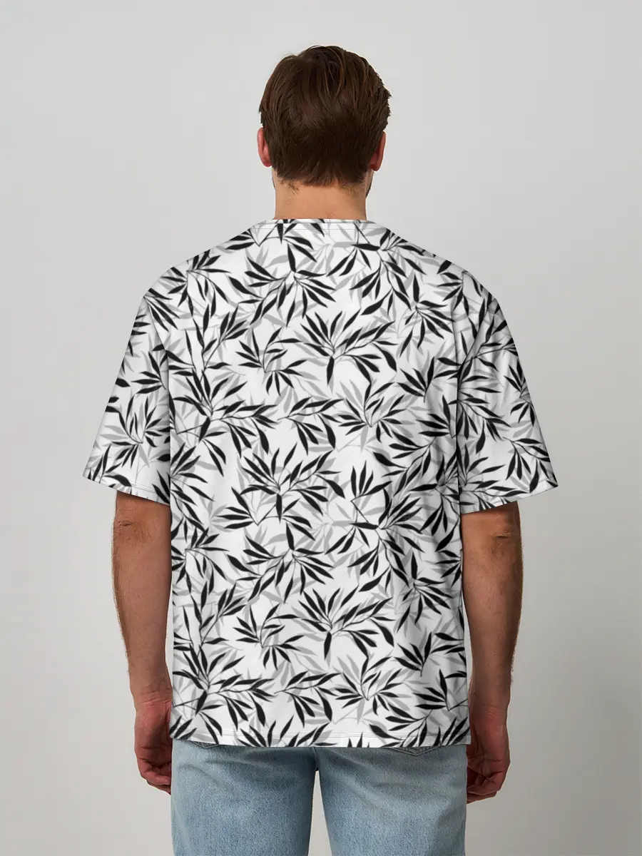 Мужская футболка оверсайз / Дзен