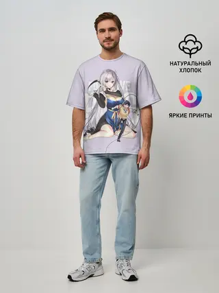 Мужская футболка оверсайз / Full Dive RPG