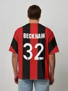 Мужская футболка оверсайз / Форма Милан Бекхэм