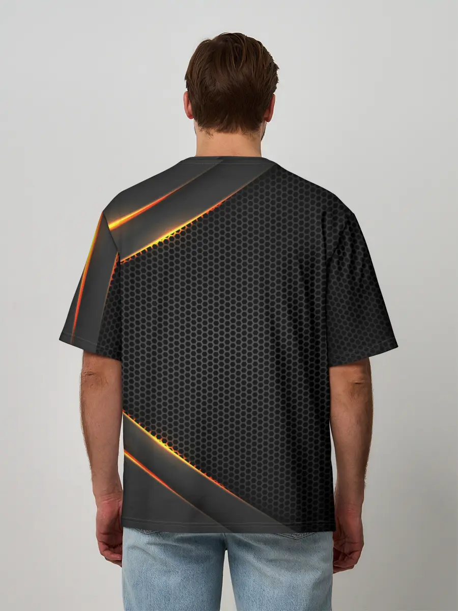 Мужская футболка оверсайз / PORSCHE | ПОРШ