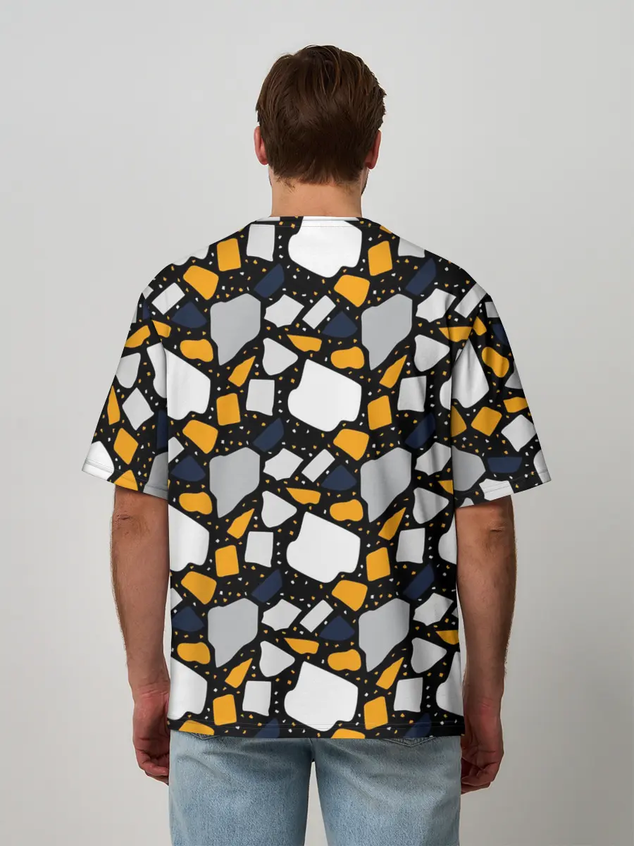 Мужская футболка оверсайз / Венецианское Терраццо | Venice