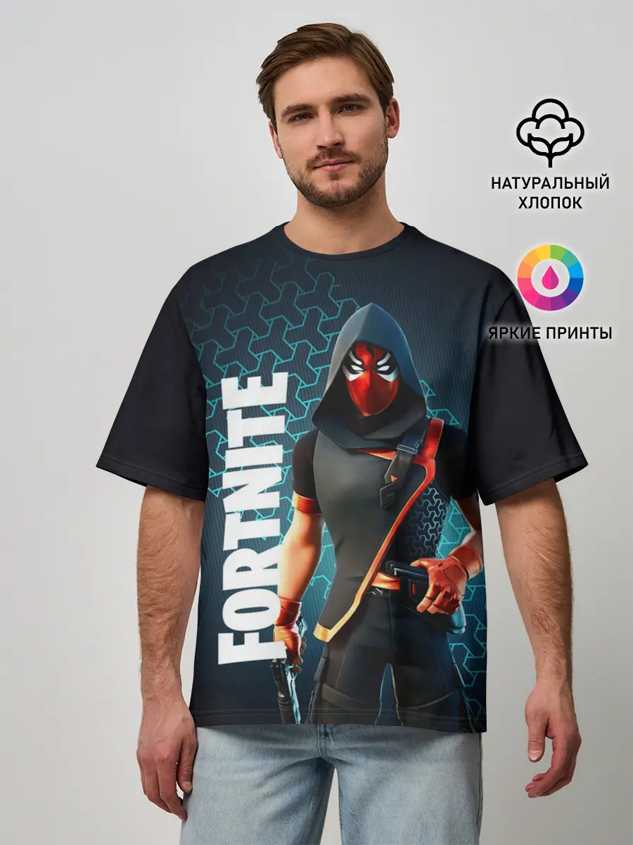 Мужская футболка оверсайз / FORTNITE