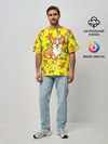 Мужская футболка оверсайз / Corgi