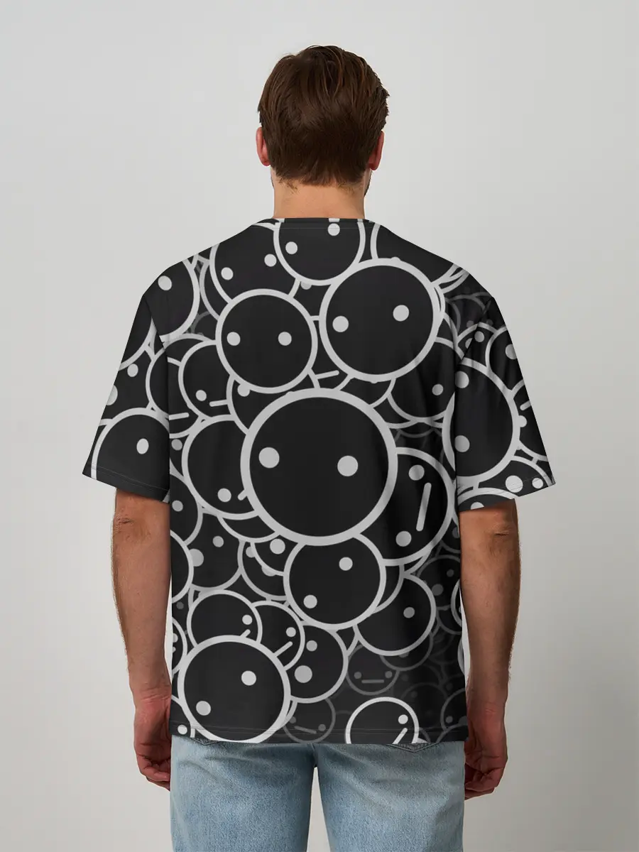 Мужская футболка оверсайз / SMILE