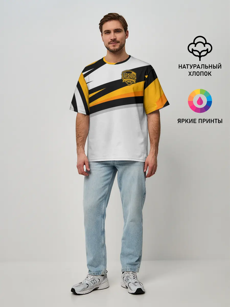 Мужская футболка оверсайз / League of Legends