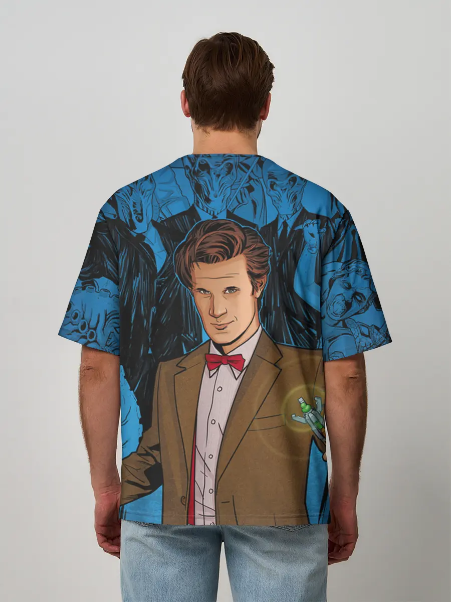 Мужская футболка оверсайз / Доктор Кто