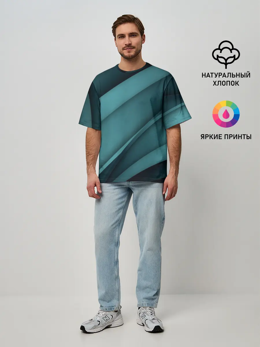 Мужская футболка оверсайз / VUAL