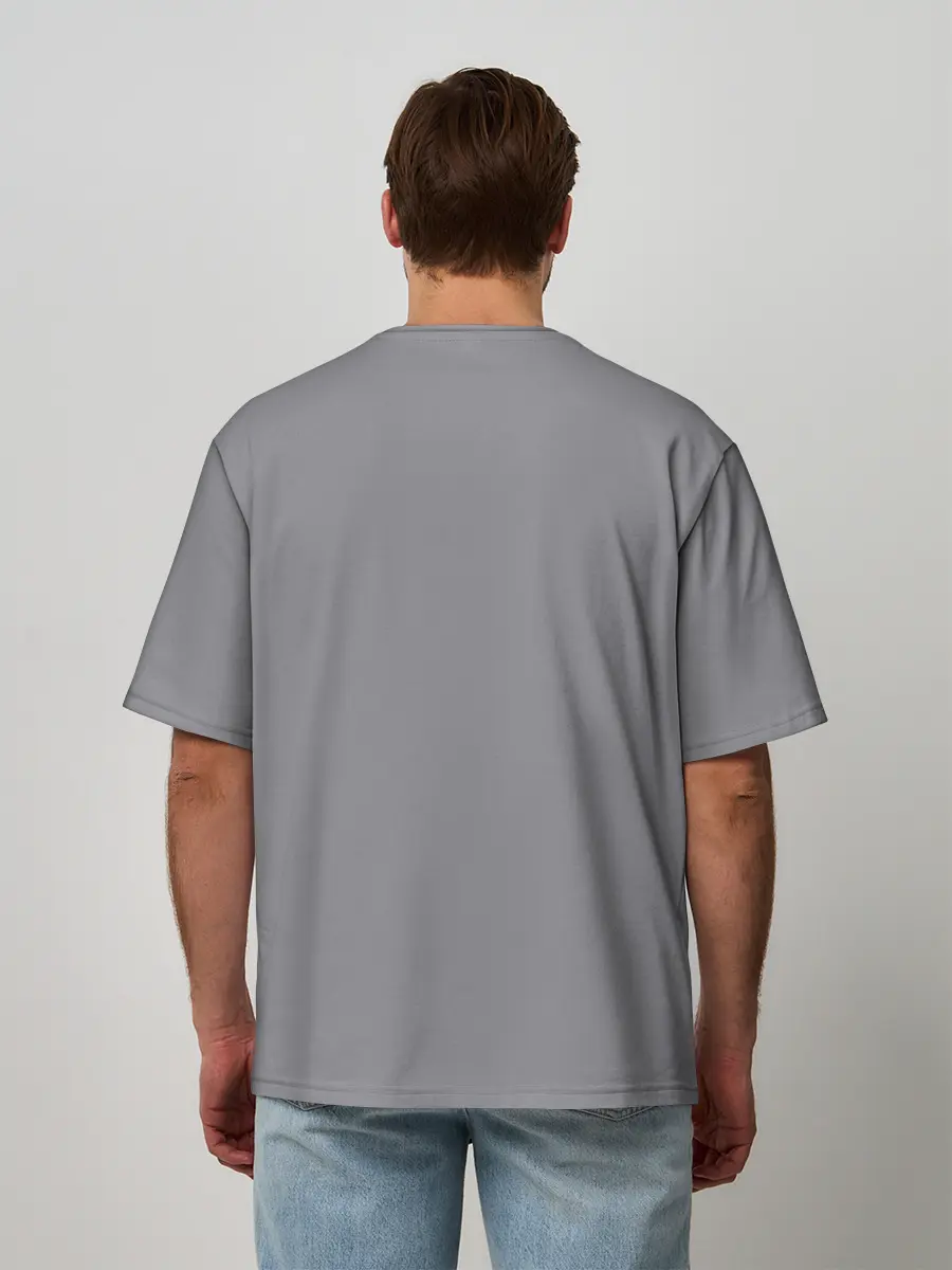 Мужская футболка оверсайз / Зверушка