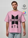 Мужская футболка оверсайз / BTS and BLACKPINK