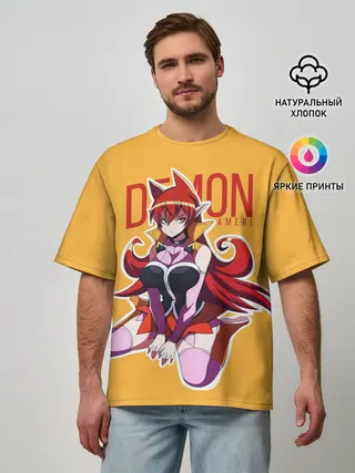 Мужская футболка оверсайз / Demon Ameri