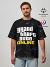 Мужская футболка оверсайз / GTA ONLINE / ГТА ОНЛАЙН