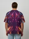 Мужская футболка оверсайз / SYNTHWAVE / RETROWAVE