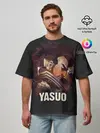 Мужская футболка оверсайз / Yasuo