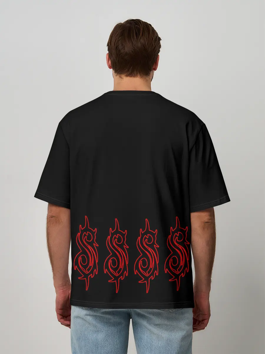 Мужская футболка оверсайз / Slipknot