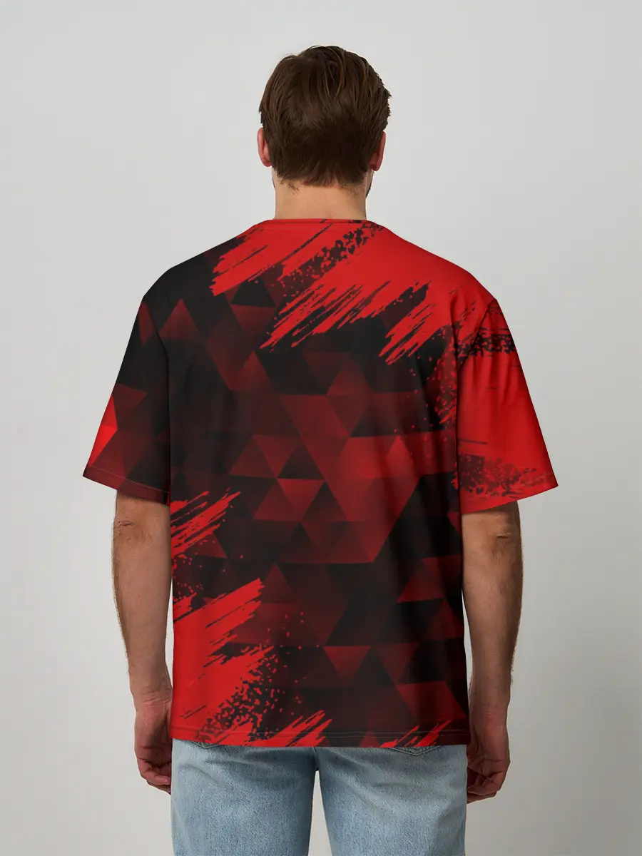 Мужская футболка оверсайз / PORSCHE