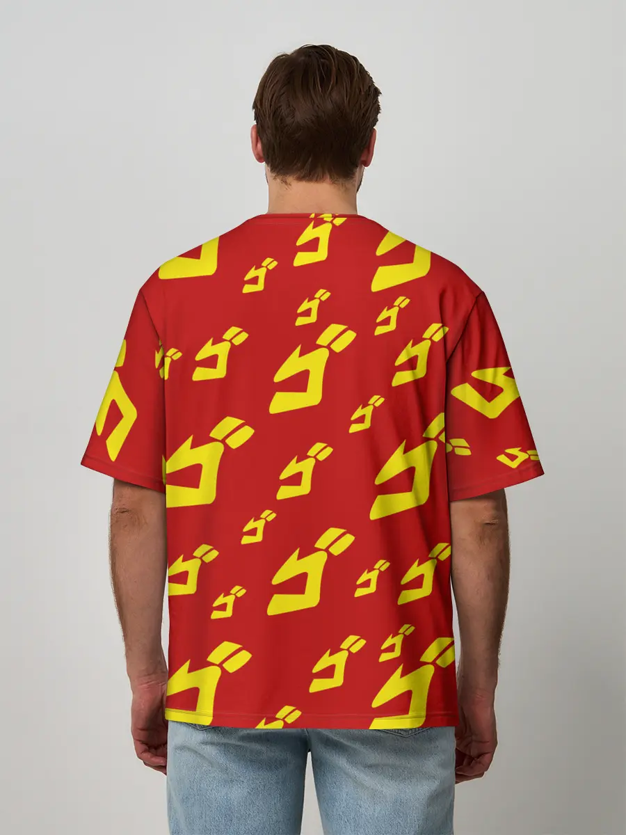 Мужская футболка оверсайз / JoJo Bizarre Adventure