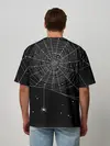 Мужская футболка оверсайз / Паутина