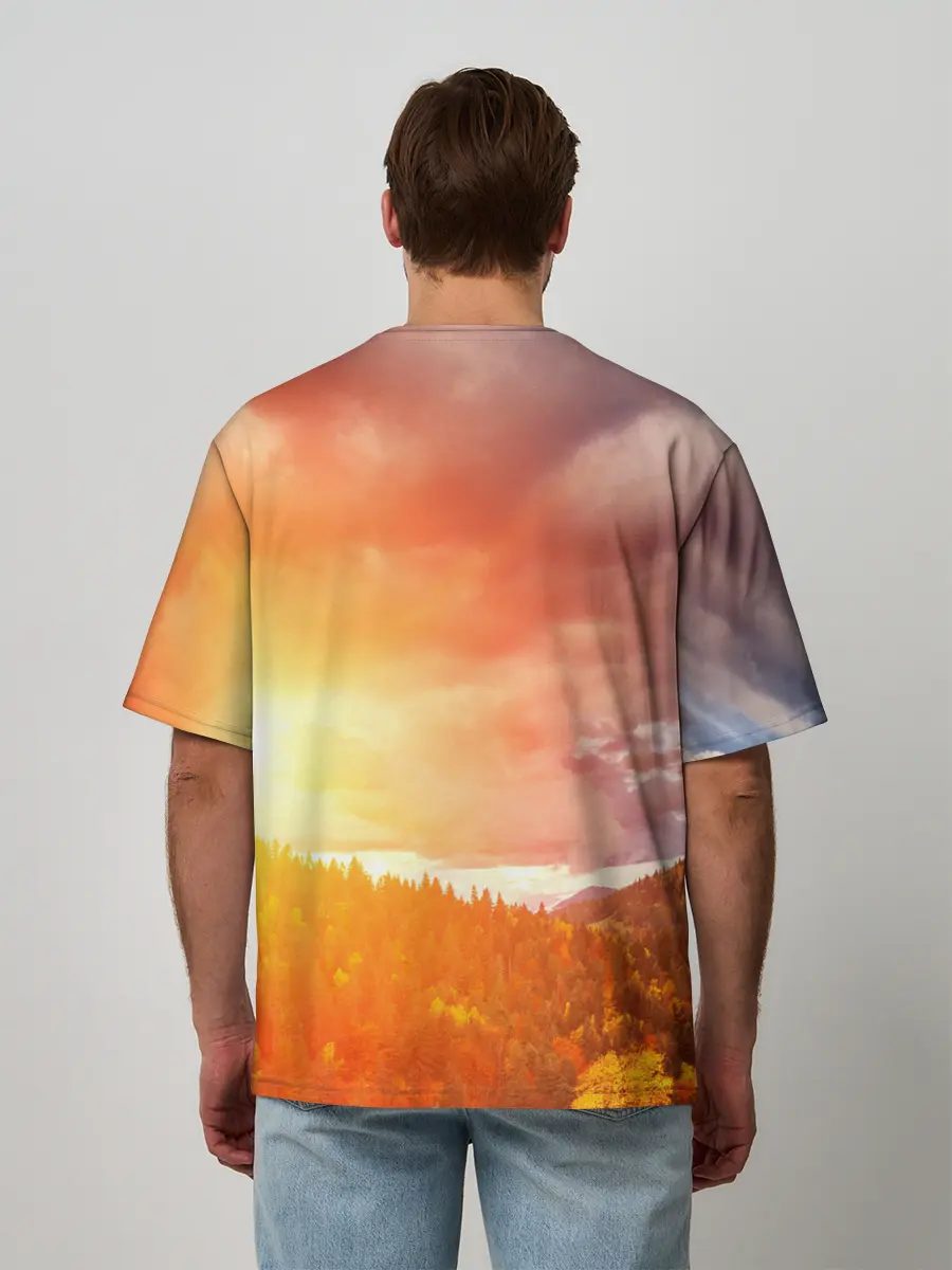 Мужская футболка оверсайз / Night Fury