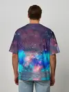 Мужская футболка оверсайз / Galaxy Lion