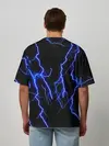 Мужская футболка оверсайз / МОЛНИИ