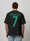 Мужская футболка оверсайз / Роналду 2018 ЧМ Альтернативная