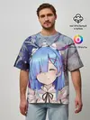 Мужская футболка оверсайз / Re: Zero. Жизнь с нуля