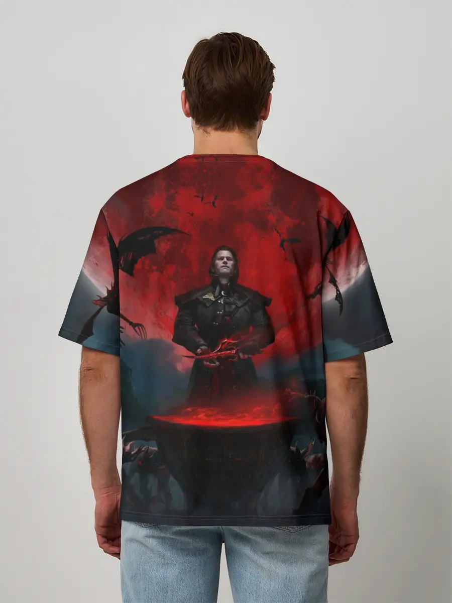 Мужская футболка оверсайз / Детлафф