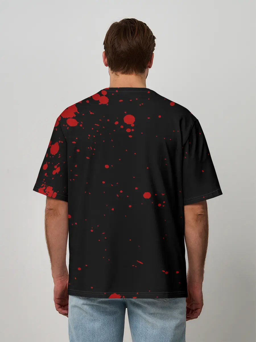 Мужская футболка оверсайз / Grand Theft Auto RUSH