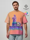 Мужская футболка оверсайз / Fortnite | Lama