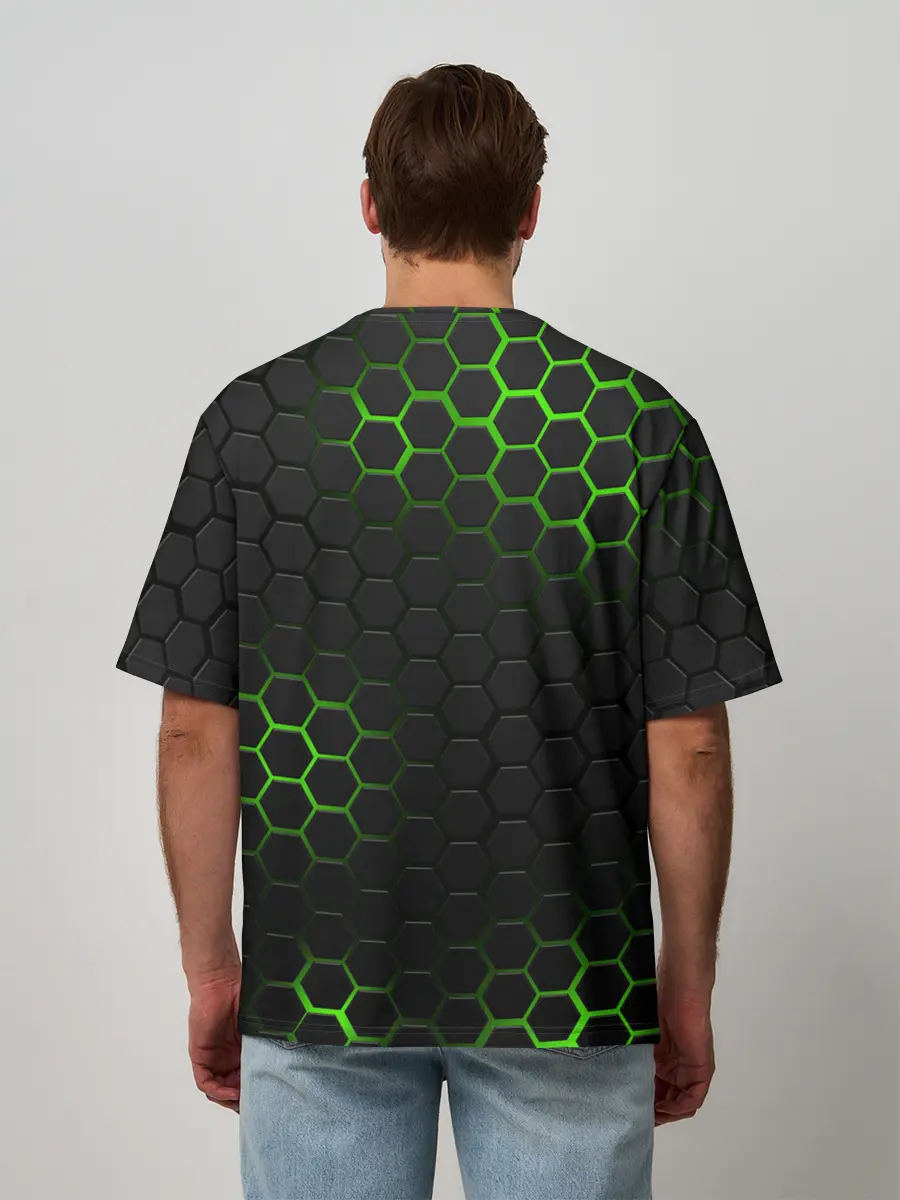 Мужская футболка оверсайз / РОССИЯ