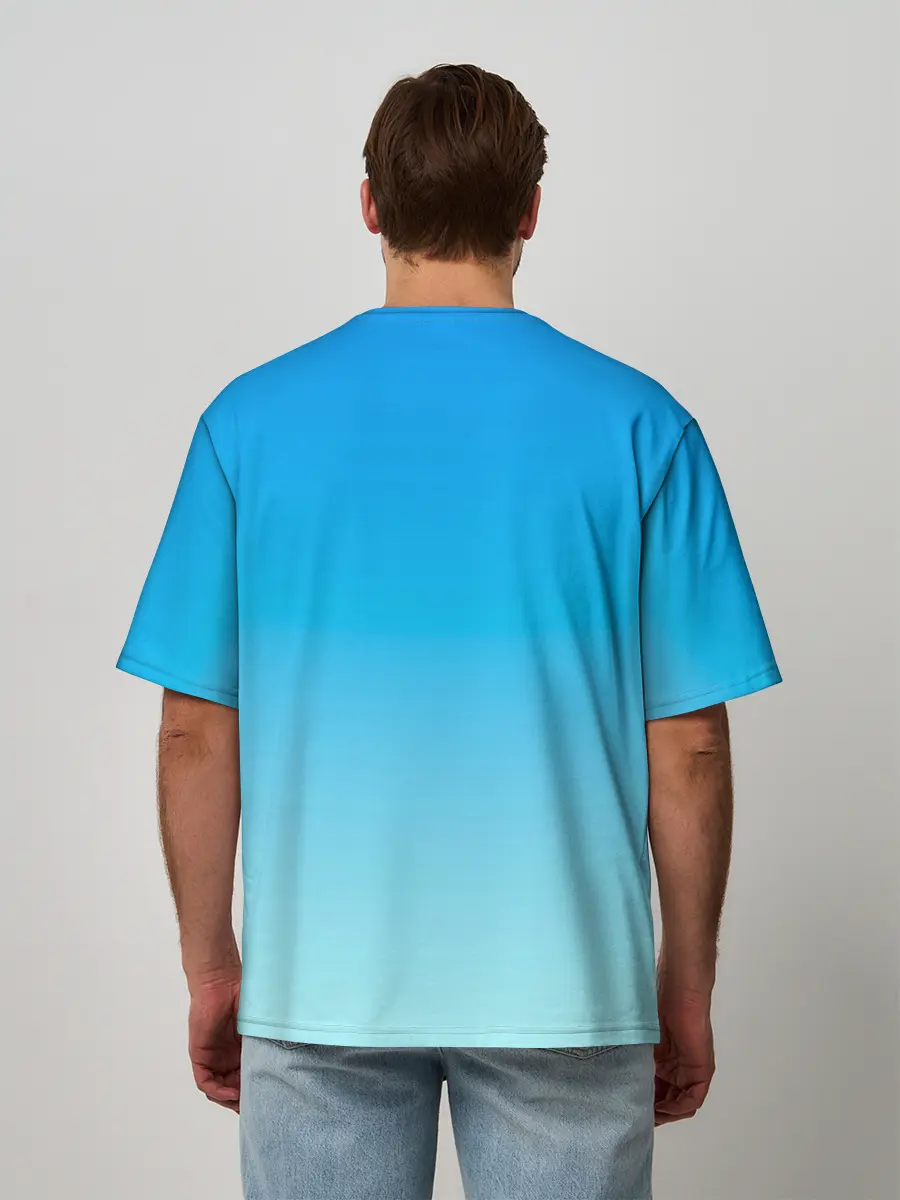 Мужская футболка оверсайз / куча мала One Piece