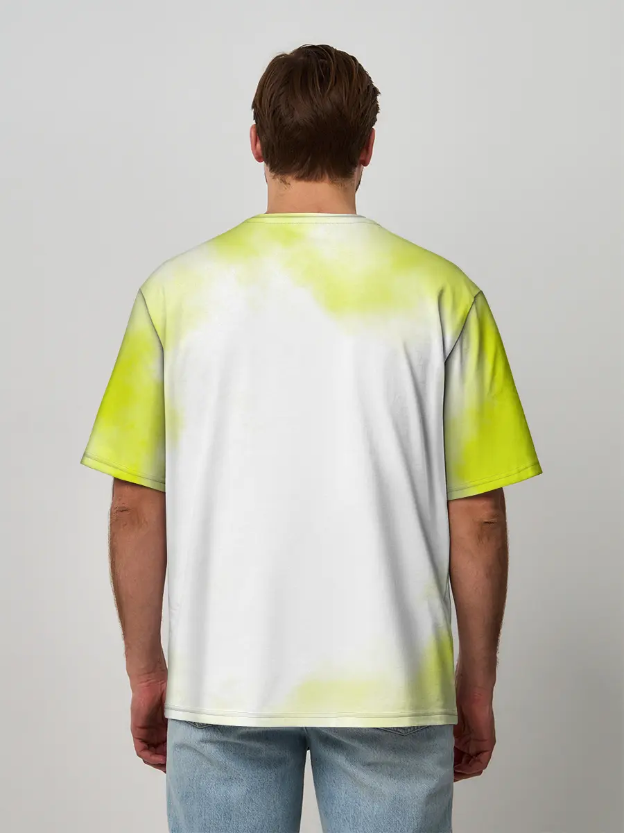 Мужская футболка оверсайз / Аста и Юно Чёрный клевер