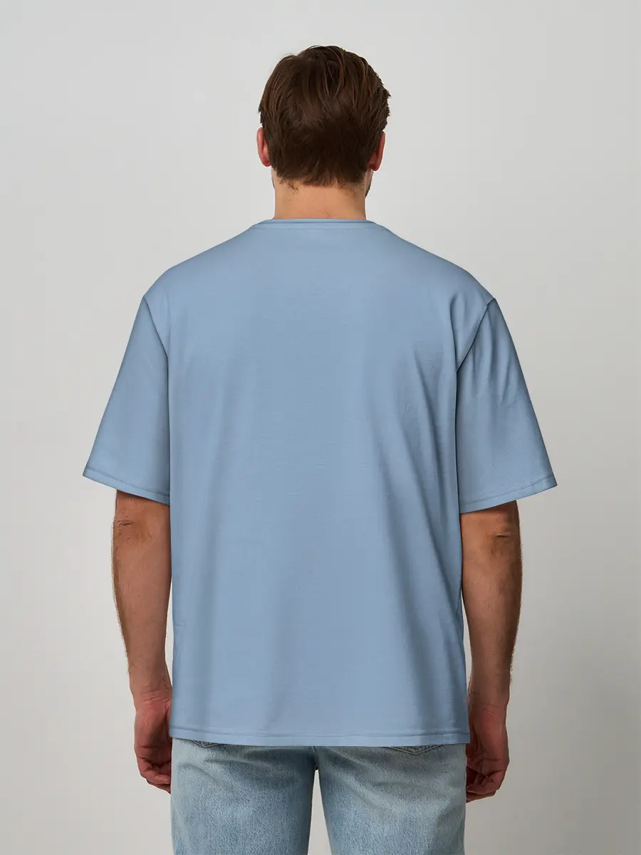 Мужская футболка оверсайз / ВМФ