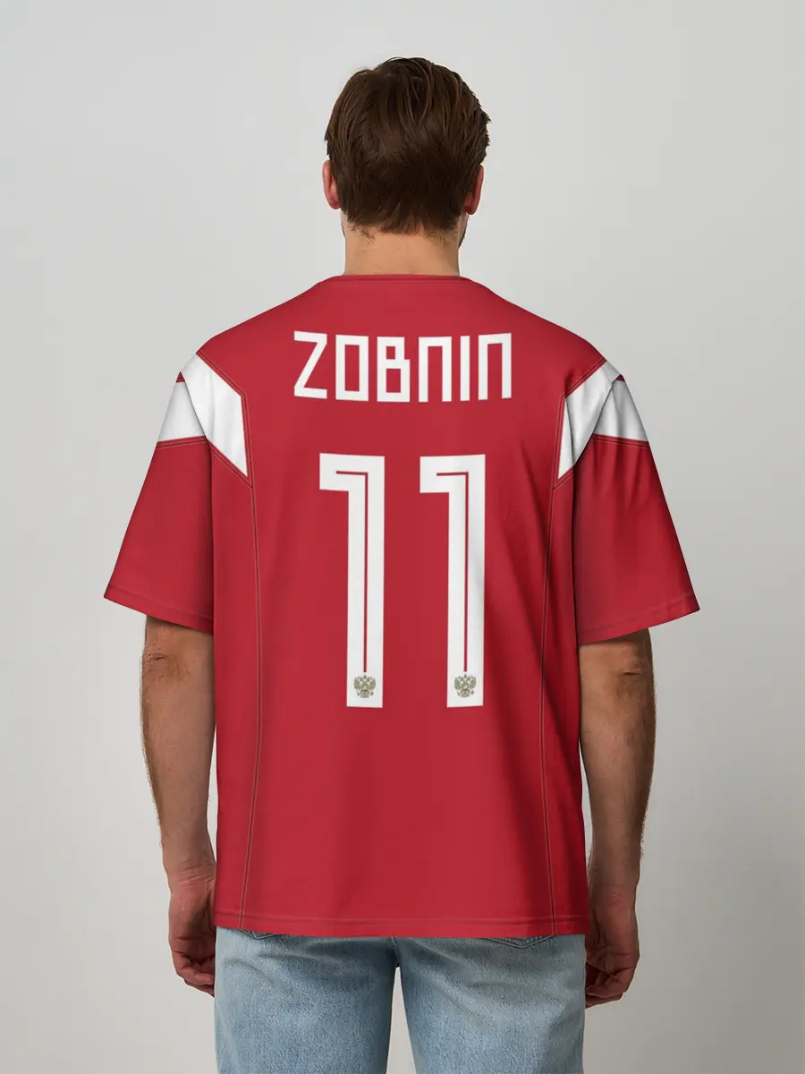 Мужская футболка оверсайз / Зобнин ЧМ 2018
