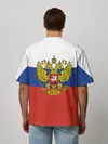 Мужская футболка оверсайз / Вперёд Россия!
