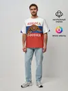 Мужская футболка оверсайз / Вперёд Россия!