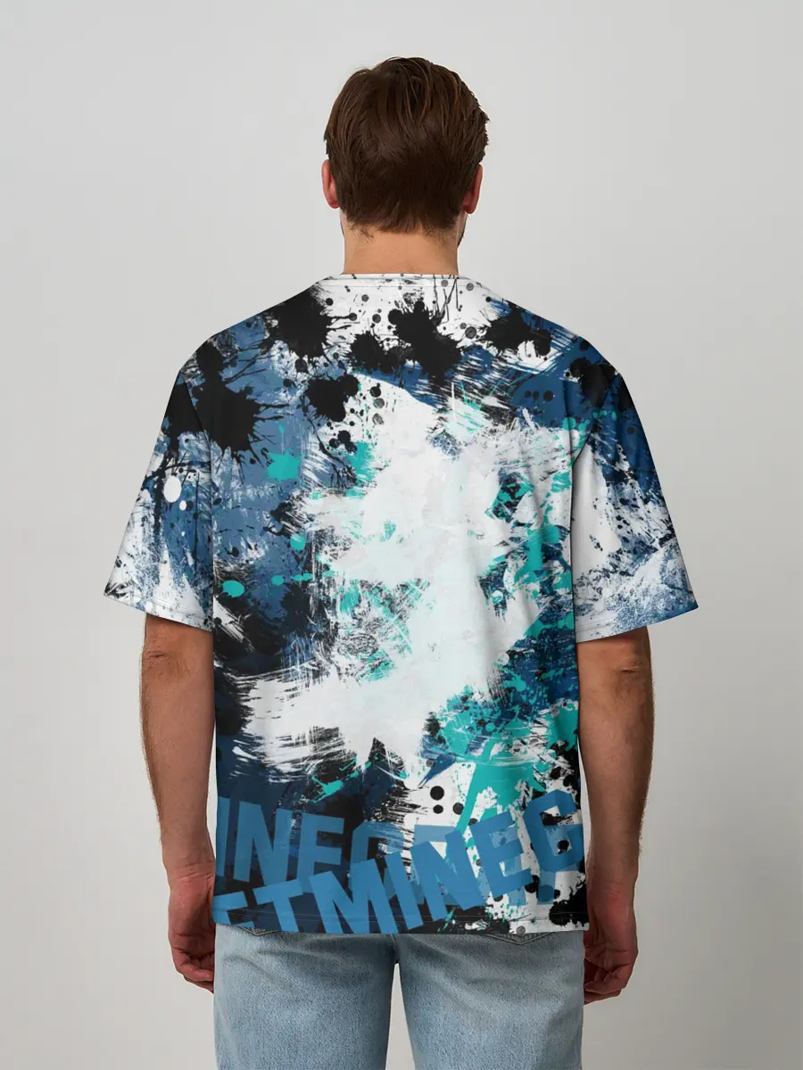 Мужская футболка оверсайз / Minecraft / Майнкрафт