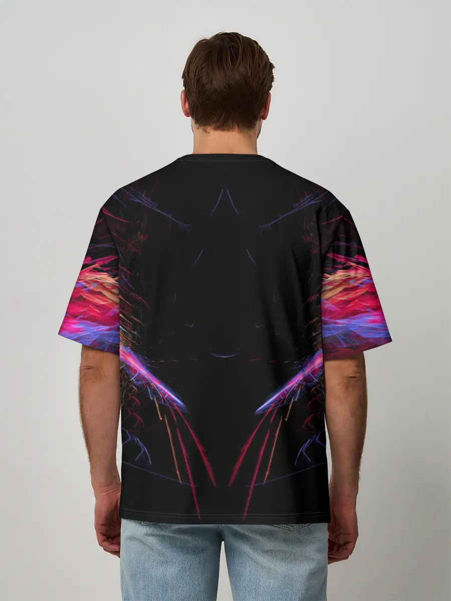 Мужская футболка оверсайз / N7 | Neon Style