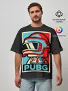 Мужская футболка оверсайз / PUBG